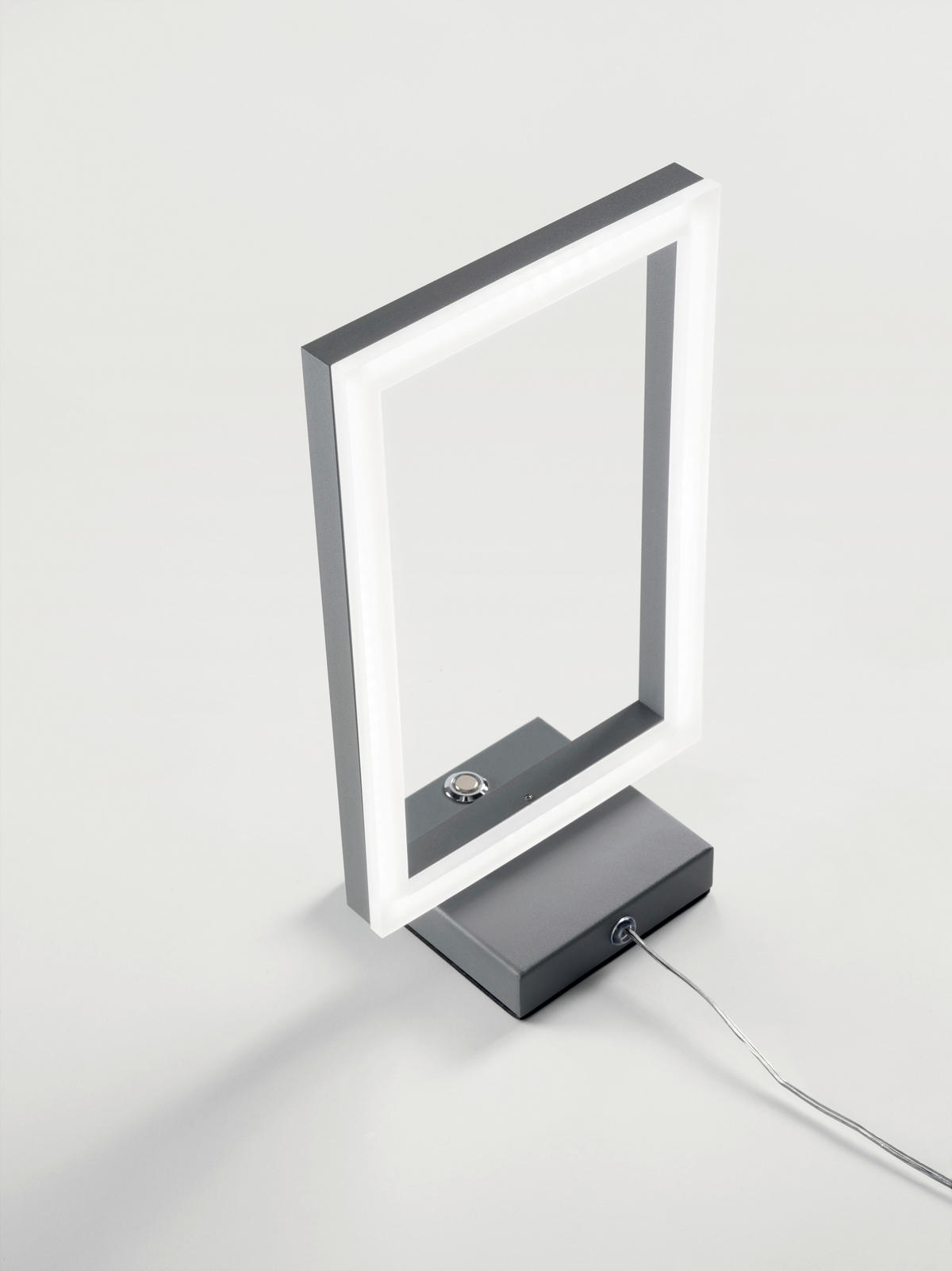 TISCHLEUCHTE Bard 17/11/30 cm   - Anthrazit, Basics, Kunststoff/Metall (17/11/30cm) - Fabas Luce