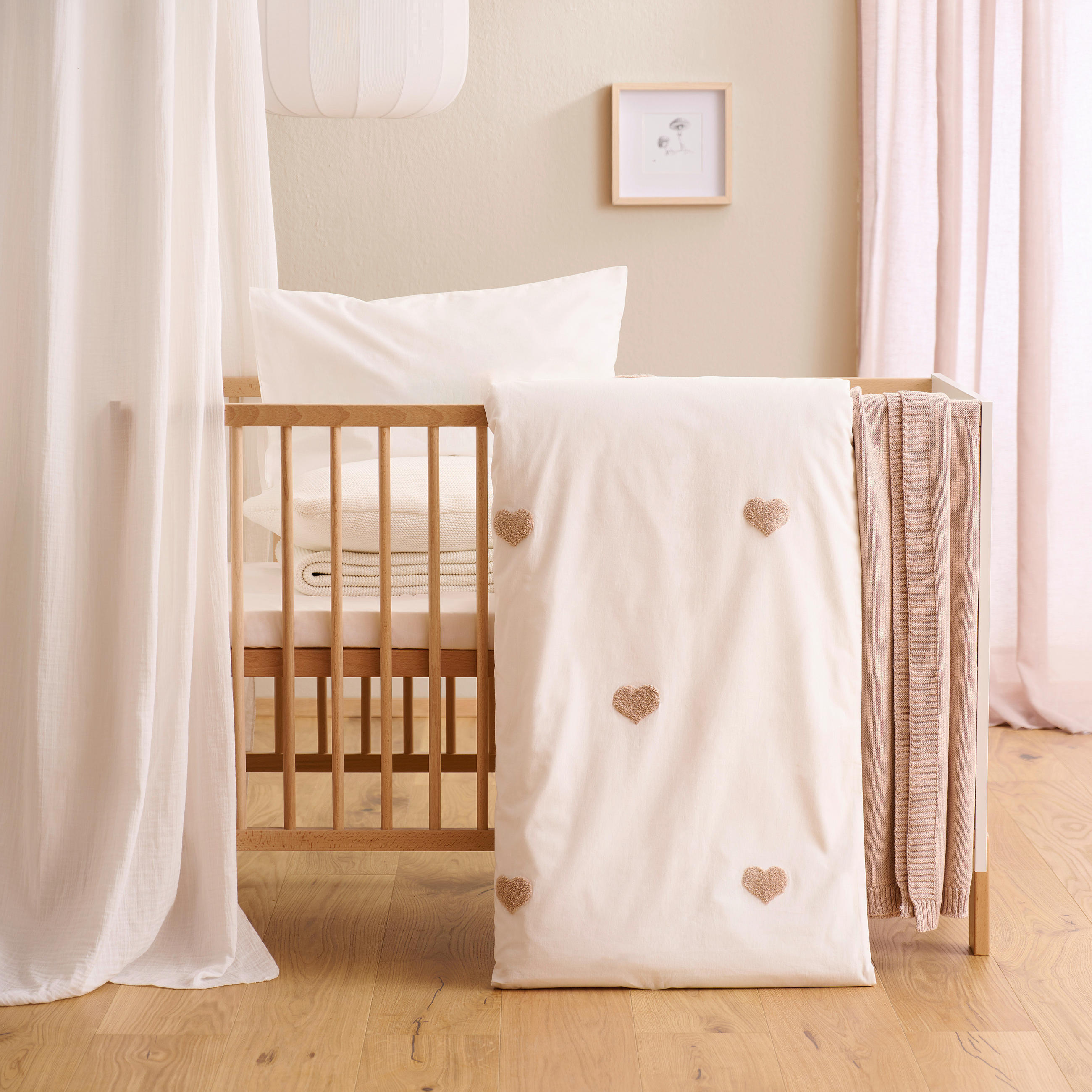 POVLEČENÍ PRO MIMINKO 100/135 cm - starorůžová, Basics, textil (100/135cm) - Patinio