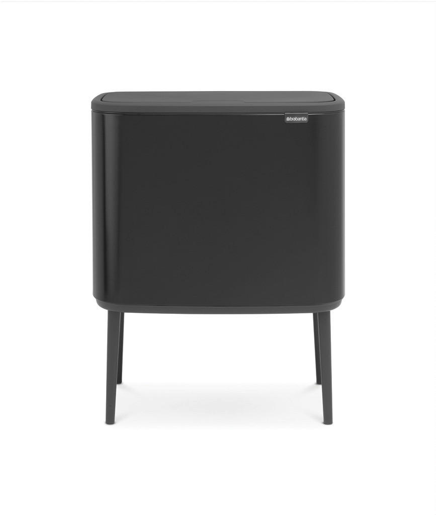 ODPADKOVÝ KOŠ  34 l - černá, Basics, kov/plast (54/68/31,5cm) - Brabantia