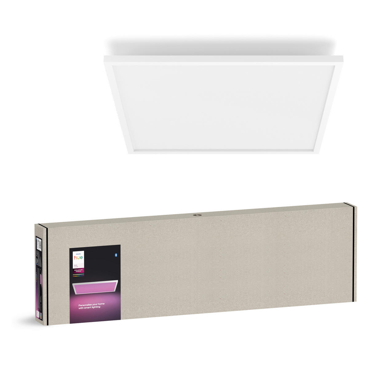 LED-DECKENLEUCHTE WACA Surimu 60/4,8/60 cm  - Weiß, Design, Metall (60/4,8/60cm) - Philips HUE