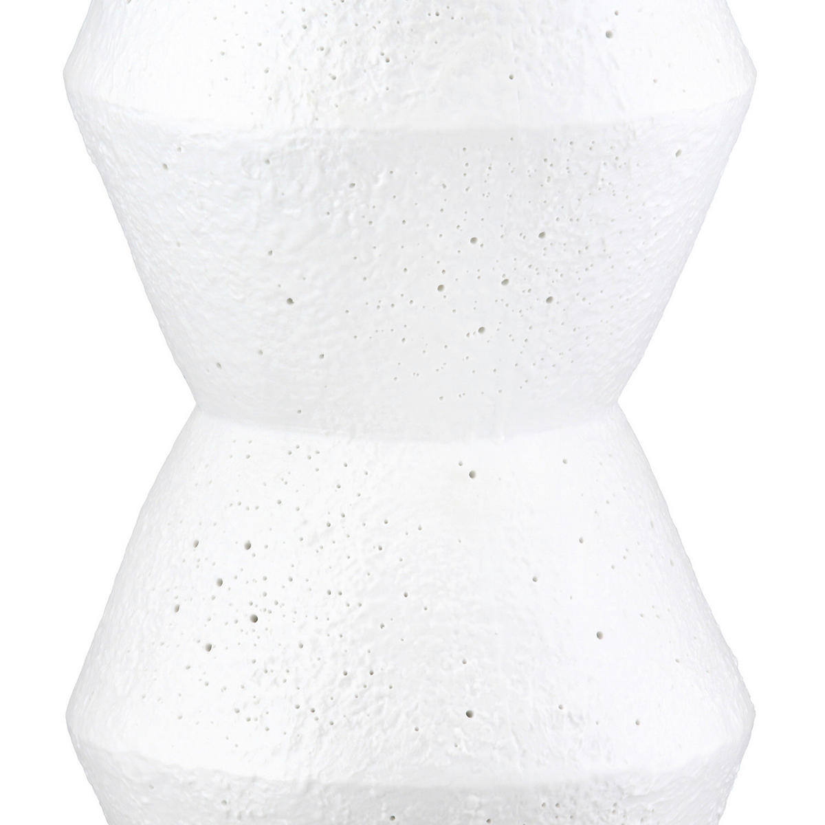 TISCHLEUCHTE Sapporo 15/45,5 cm   - Weiß, Basics, Keramik (15/45,5cm)