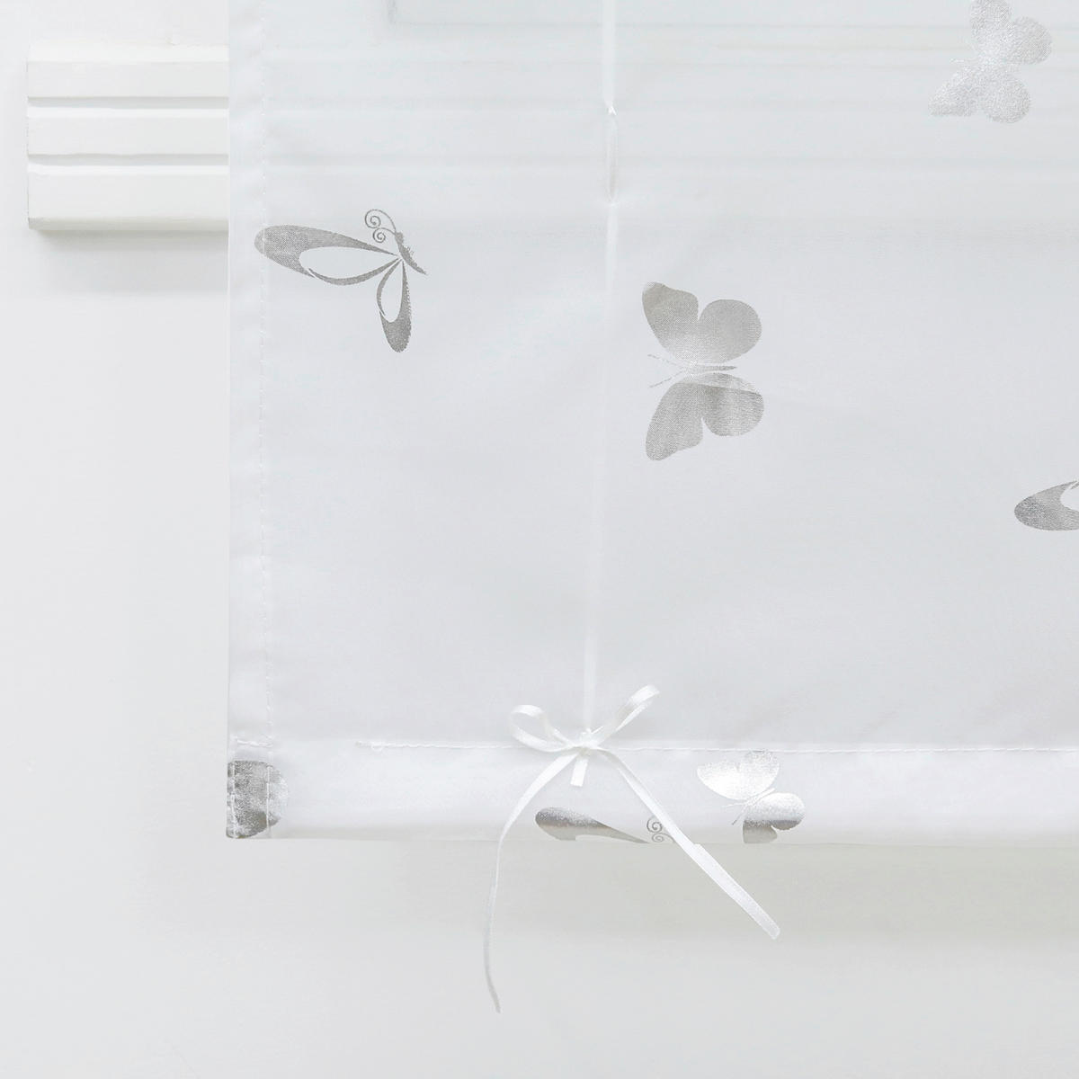 FALTROLLO  transparent  100/130 cm    - Weiß Hochglanz, Basics, Textil (100/130cm) - Joyswahl