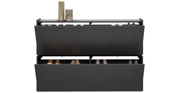 GARDEROBE 140/200/22 cm  - Graphitfarben, Design, Holzwerkstoff (140/200/22cm) - Voleo