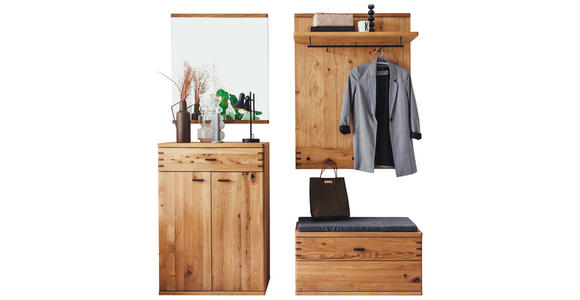 GARDEROBE  in 175/208/37 cm  - Wildeiche, Natur, Holz/Holzwerkstoff (175/208/37cm) - Waldwelt