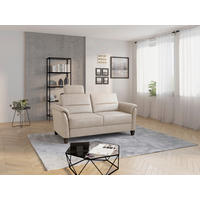 3-SITZER-SOFA Mikrofaser Beige  - Wengefarben/Beige, KONVENTIONELL, Holz/Textil (179/89/89cm) - Sit & More