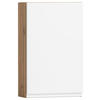 HÄNGESCHRANK 40/64/20 cm  - Eiche Wotan/Weiß, MODERN, Holzwerkstoff (40/64/20cm) - Held