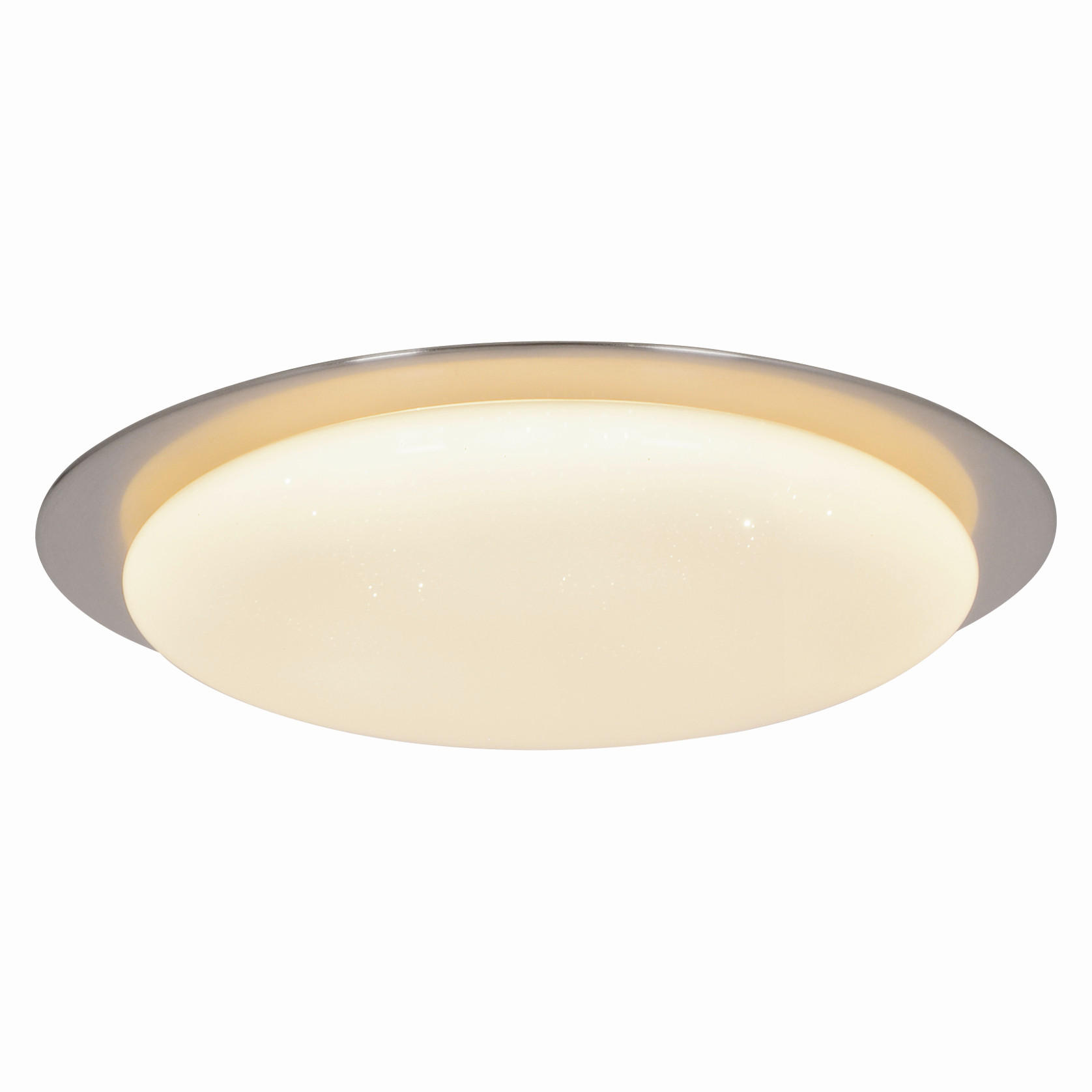 Thumbnail - Näve Led-Deckenleuchte, Weiß, Chrom, Metall, Kunststoff, rund,rund, B, Sternenhimmel, Farbtemperaturwechsler, Lampen & L...