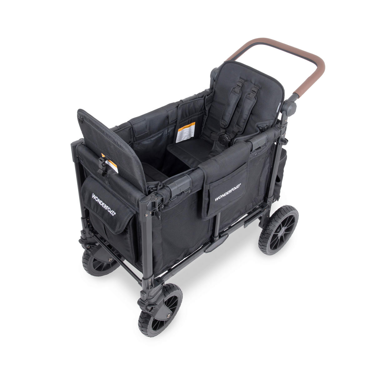 BOLLERWAGEN W2 Luxe Pro Schwarz 113/64/109 cm  - Schwarz, Basics, Kunststoff/Textil (113/64/109cm) - WONDERFOLD