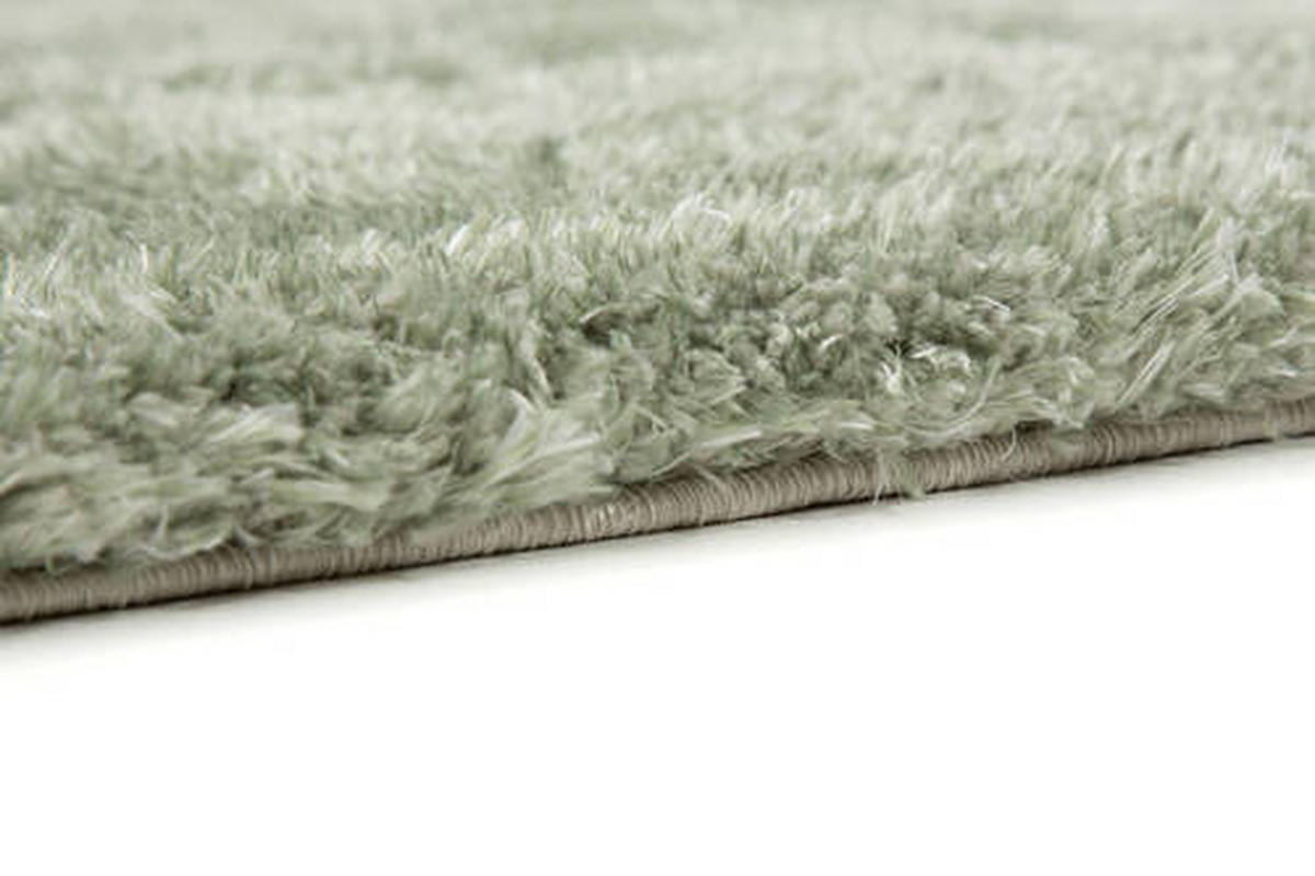 HOCHFLORTEPPICH 67/130 cm Heaven Salbeigrün  - Salbeigrün, Design, Textil (67/130cm) - Novel
