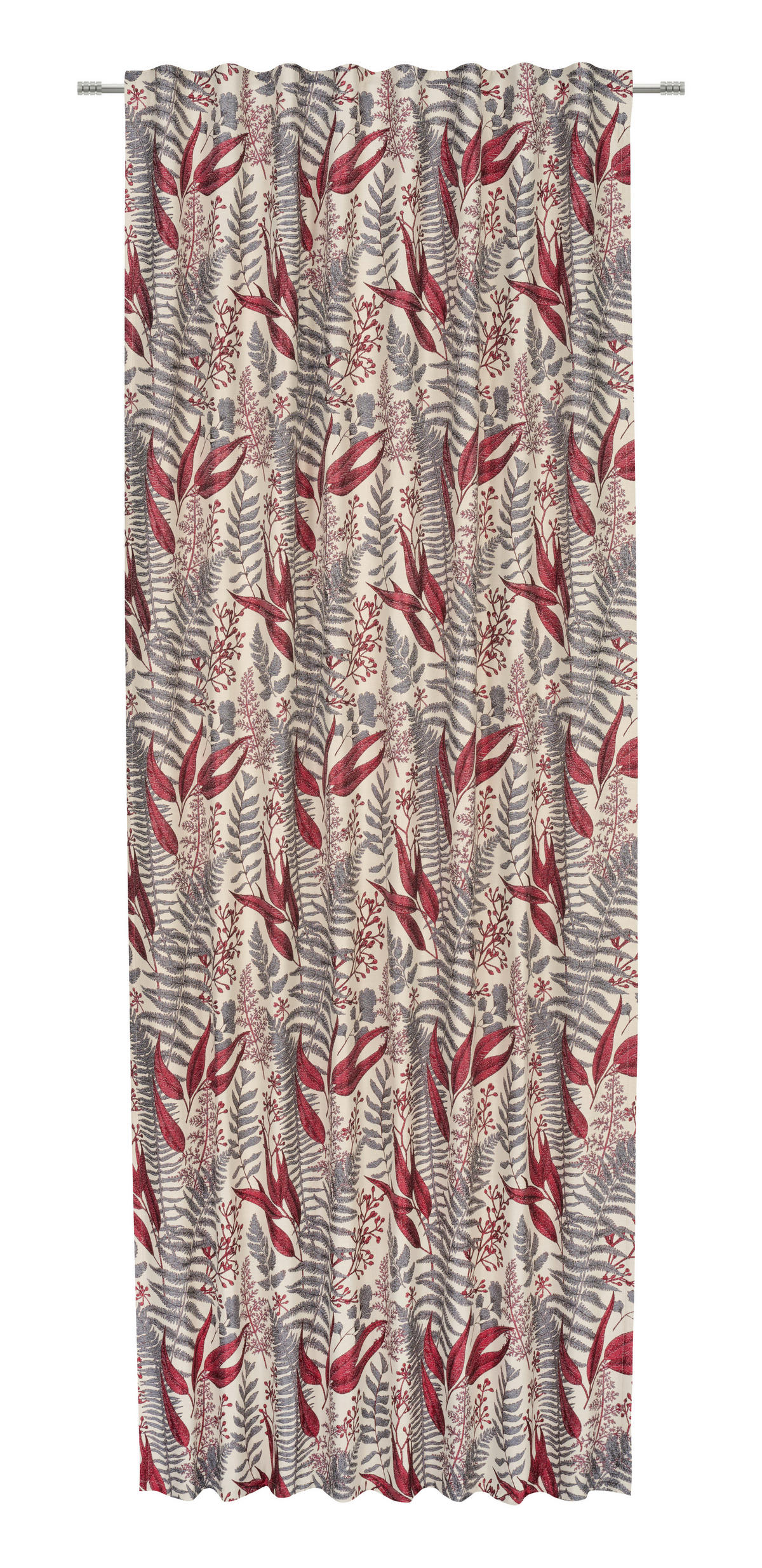 FERTIGVORHANG blickdicht  - Bordeaux, Trend, Textil (135/245cm) - Esposa