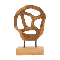 SKULPTUR - Braun, Basics, Holz (18/27/10cm)