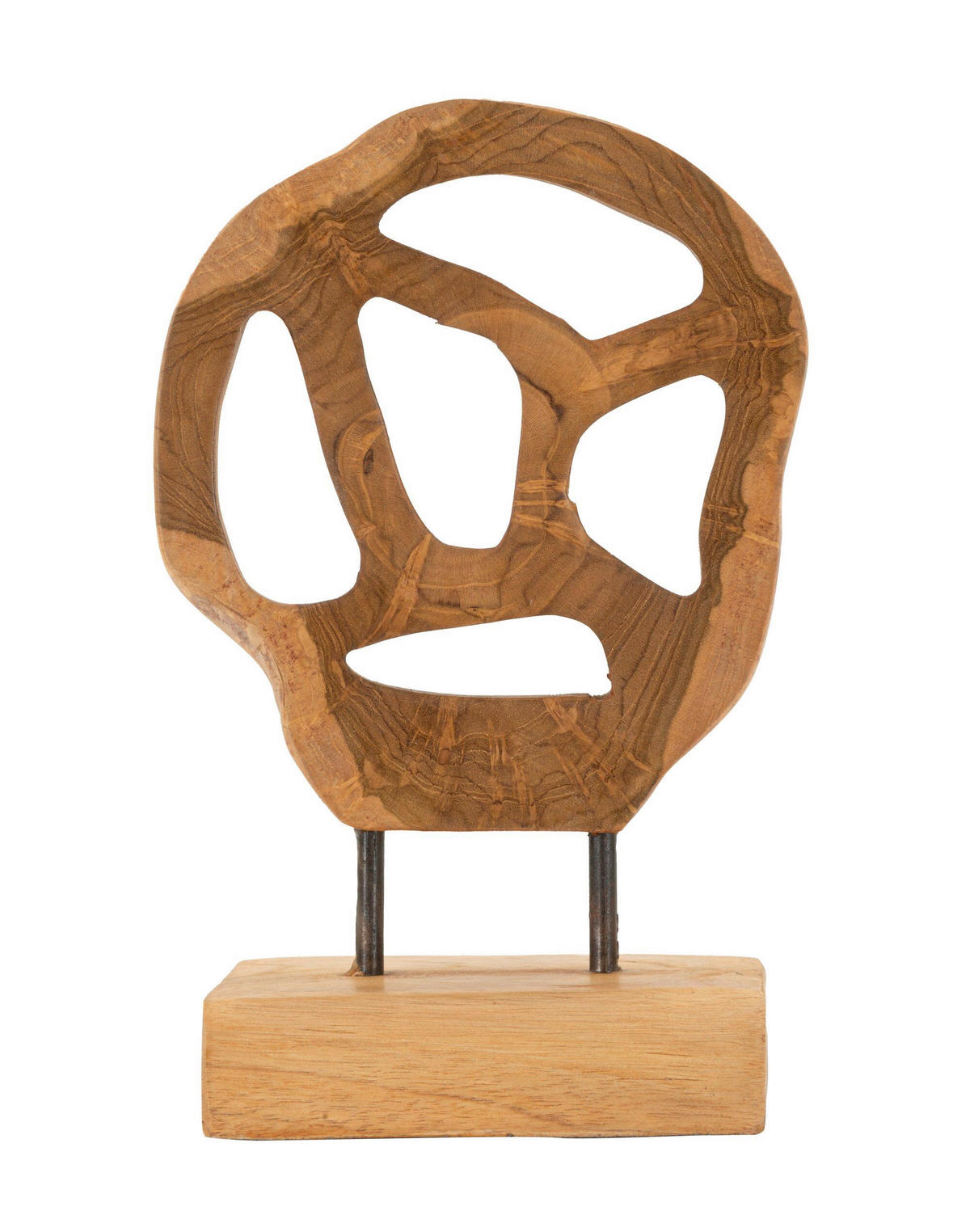SKULPTUR - Braun, Basics, Holz (18/27/10cm)