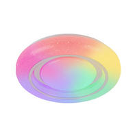 LED-DECKENLEUCHTE 38/7 cm    - Chromfarben/Weiß, Trend, Kunststoff/Metall (38/7cm) - Novel