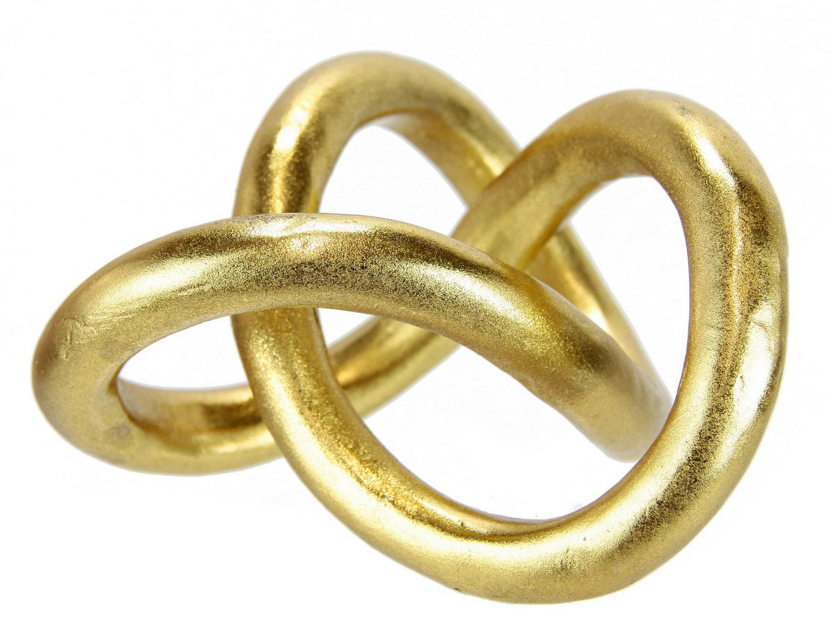 SKULPTUR - Goldfarben, Basics, Kunststoff (18/10/18cm)