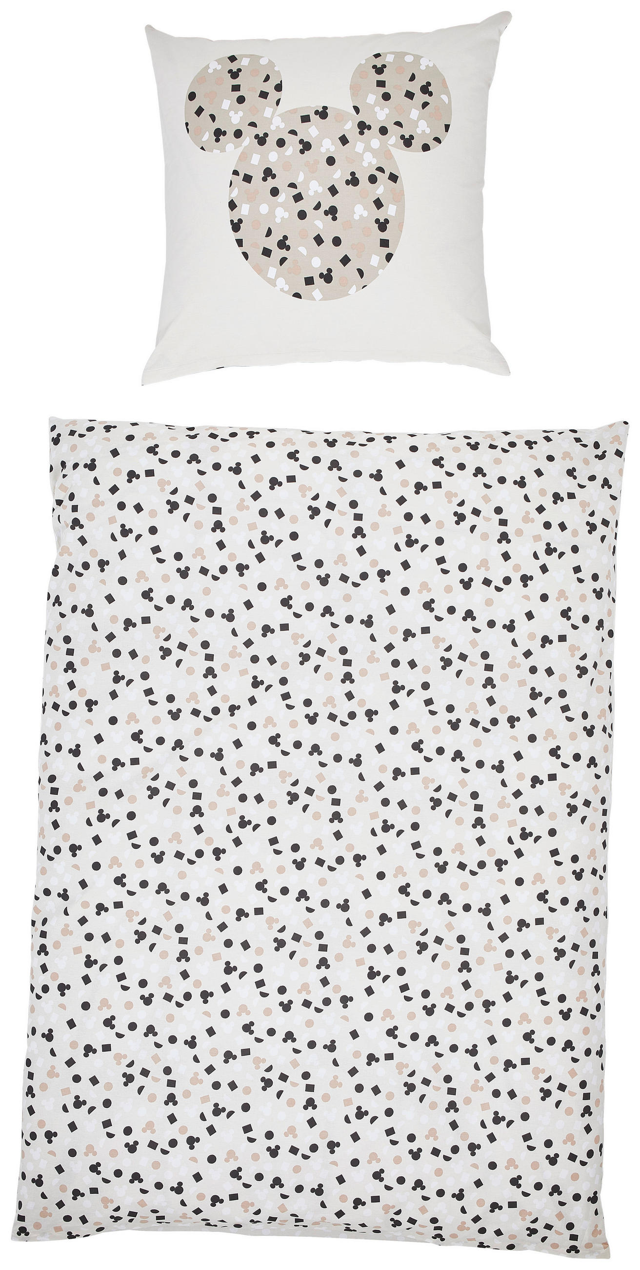 JUGENDBETTWÄSCHE Micky&Minnie Renforcé 135/200 cm  - Creme, Basics, Textil (135/200cm) - Disney