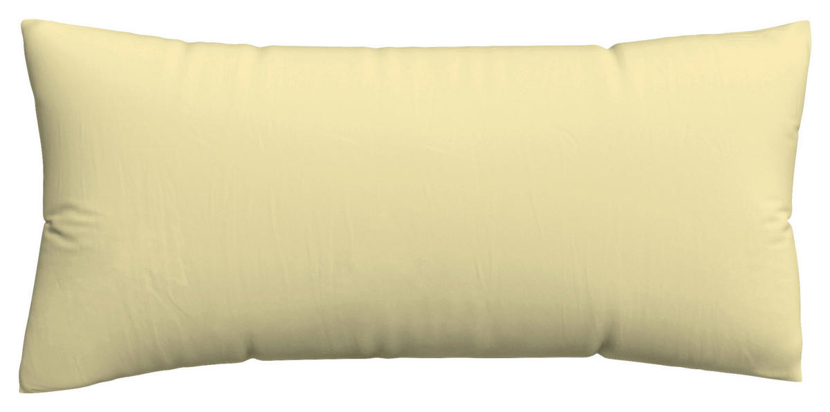 KOPFKISSENBEZUG EASY JERSEY 40/80 cm  - Gelb, Basics, Textil (40/80cm) - Schlafgut