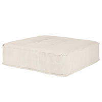 SITZKISSEN    - Weiss, Modern, Textil (128/40/128cm) - Trendmanufaktur