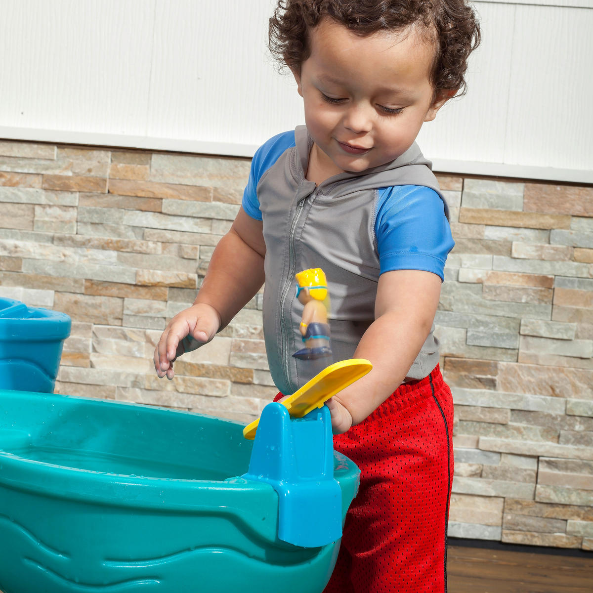 SPIELTISCH SPILL & SPLASH  - Blau/Multicolor, KONVENTIONELL, Kunststoff (109,9/57,2/63,5cm) - Ambia Garden