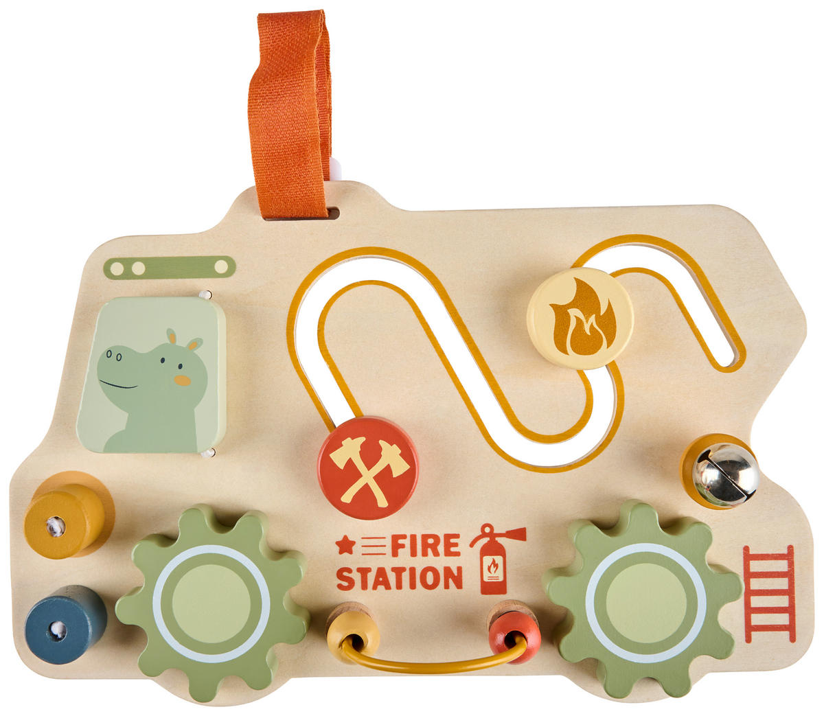 MOTORIKSPIEL - Multicolor/Naturfarben, Basics, Holzwerkstoff/Textil (24,5/16/5cm) - My Baby Lou