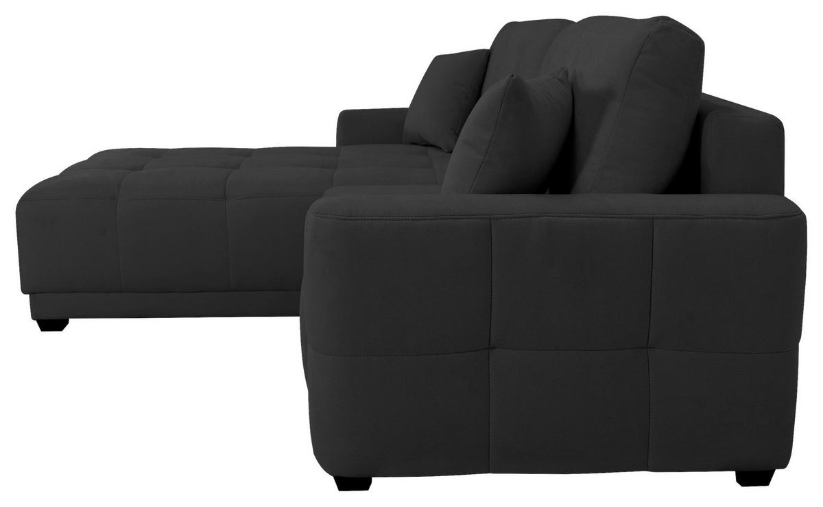 ECKSOFA Anthrazit Chenille, Struktur  - Anthrazit, Design, Textil (237/186cm) - MID.YOU