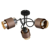 STRAHLER 50/26 cm   - Schwarz/Orange, Design, Glas/Metall (50/26cm)