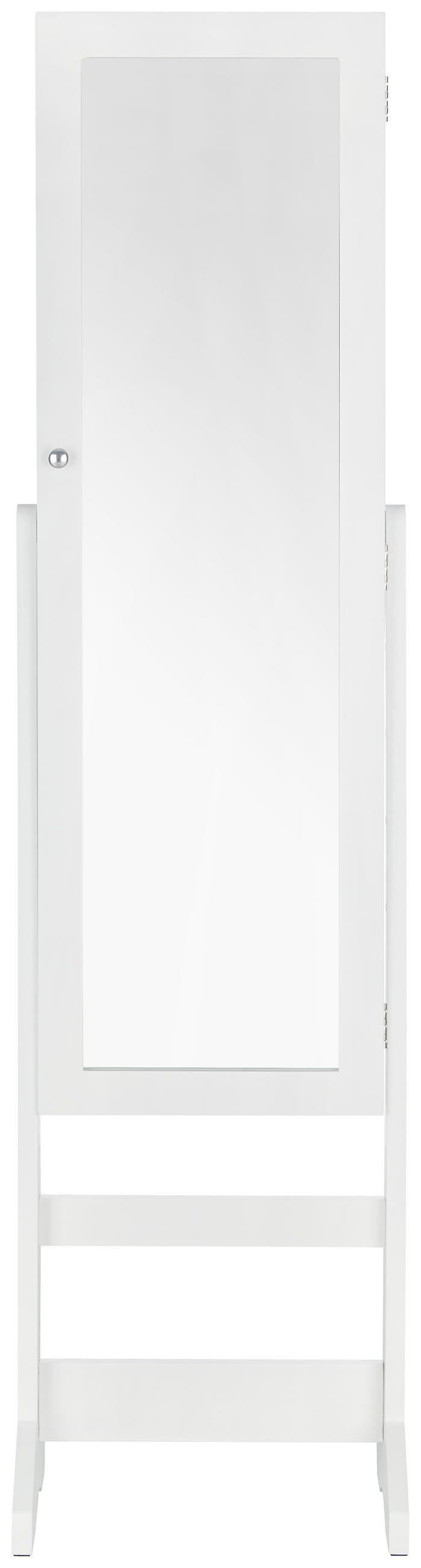 SCHMUCKSCHRANK - Silberfarben/Schwarz, LIFESTYLE, Glas/Holzwerkstoff (35/134/30cm) - Landscape