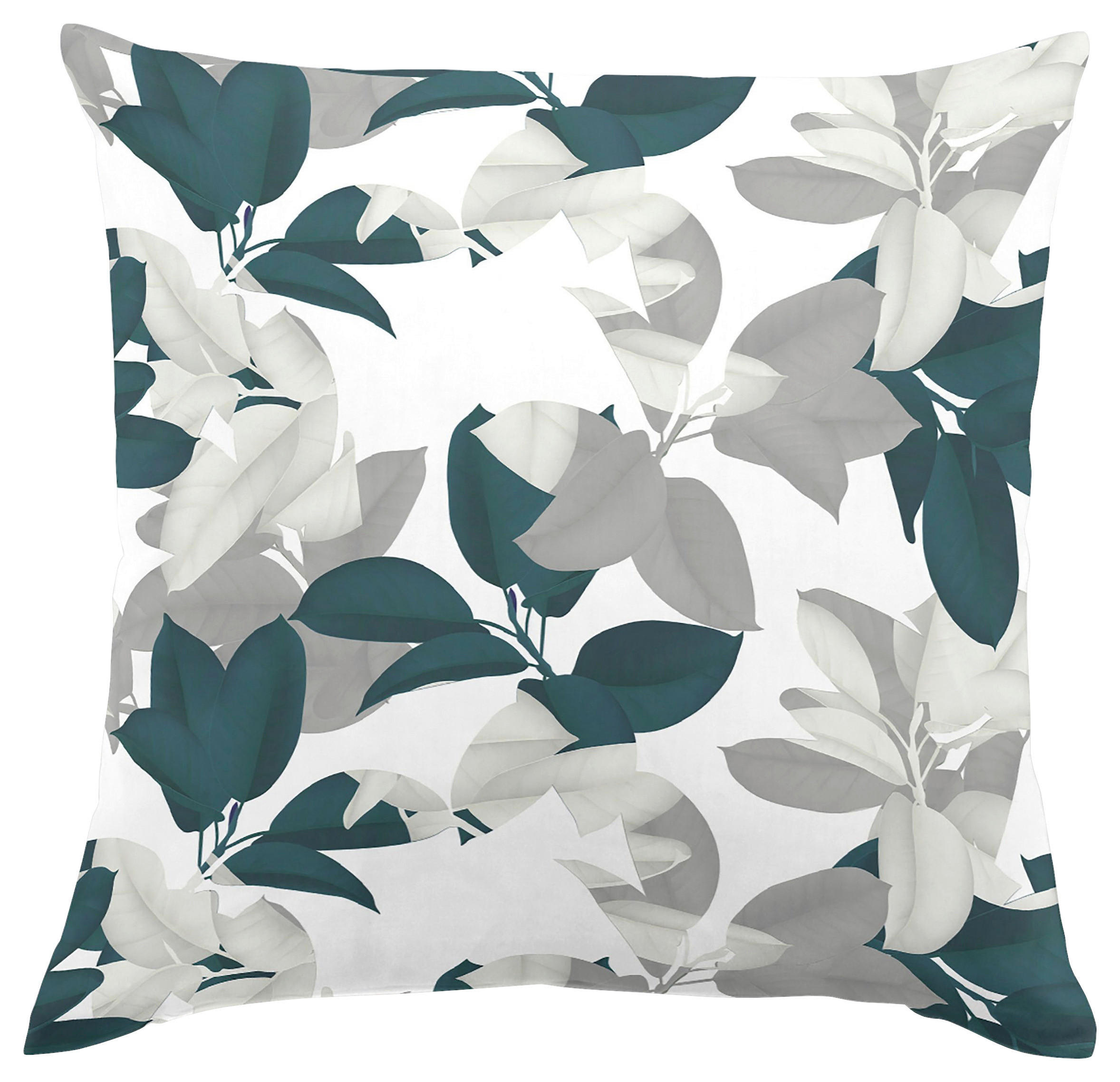 KISSENHÜLLE 50/50 cm  - Petrol, Basics, Textil (50/50cm) - Novel