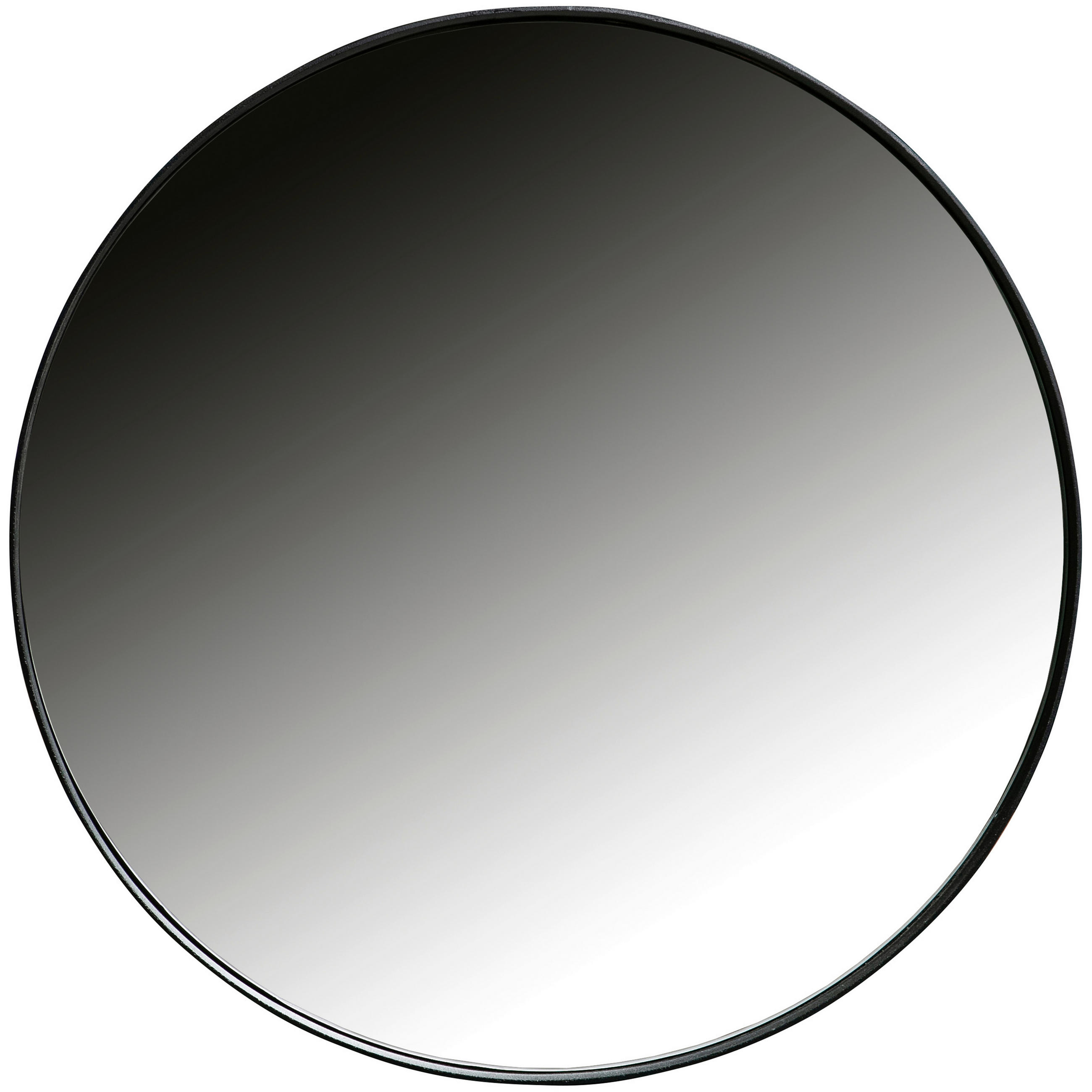 Livetastic Wandspiegel Doutzen Schwarz 80x80x5 cm