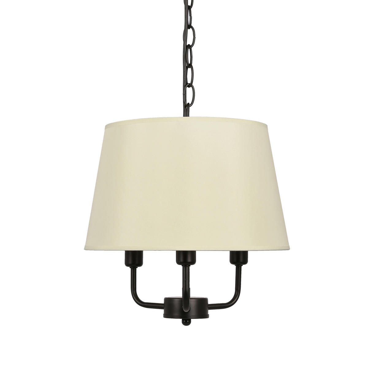 PENDELLEUCHTE 32.5/32.5/110 cm  - Goldfarben/Schwarz, KONVENTIONELL, Metall (32.5/32.5/110cm)