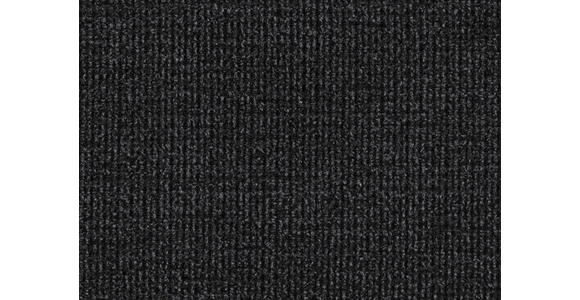 ECKSOFA in Mikrofaser Graphitfarben  - Schwarz/Graphitfarben, Design, Textil/Metall (341/204cm) - Xora