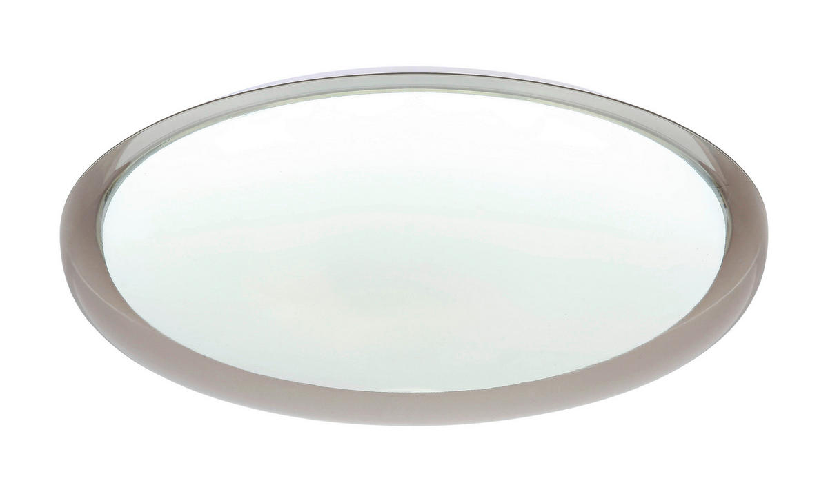 LED MENNYEZETI LÁMPA - áttetsző/fehér, Trend, műanyag/fém (50/9cm) - Novel