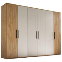 DREHTÜRENSCHRANK 300/228/60 cm,  in Eichefarben, Kaschmir, 6-türig  - Kaschmir/Eichefarben, Design, Holzwerkstoff/Metall (300/228/60cm) - Xora