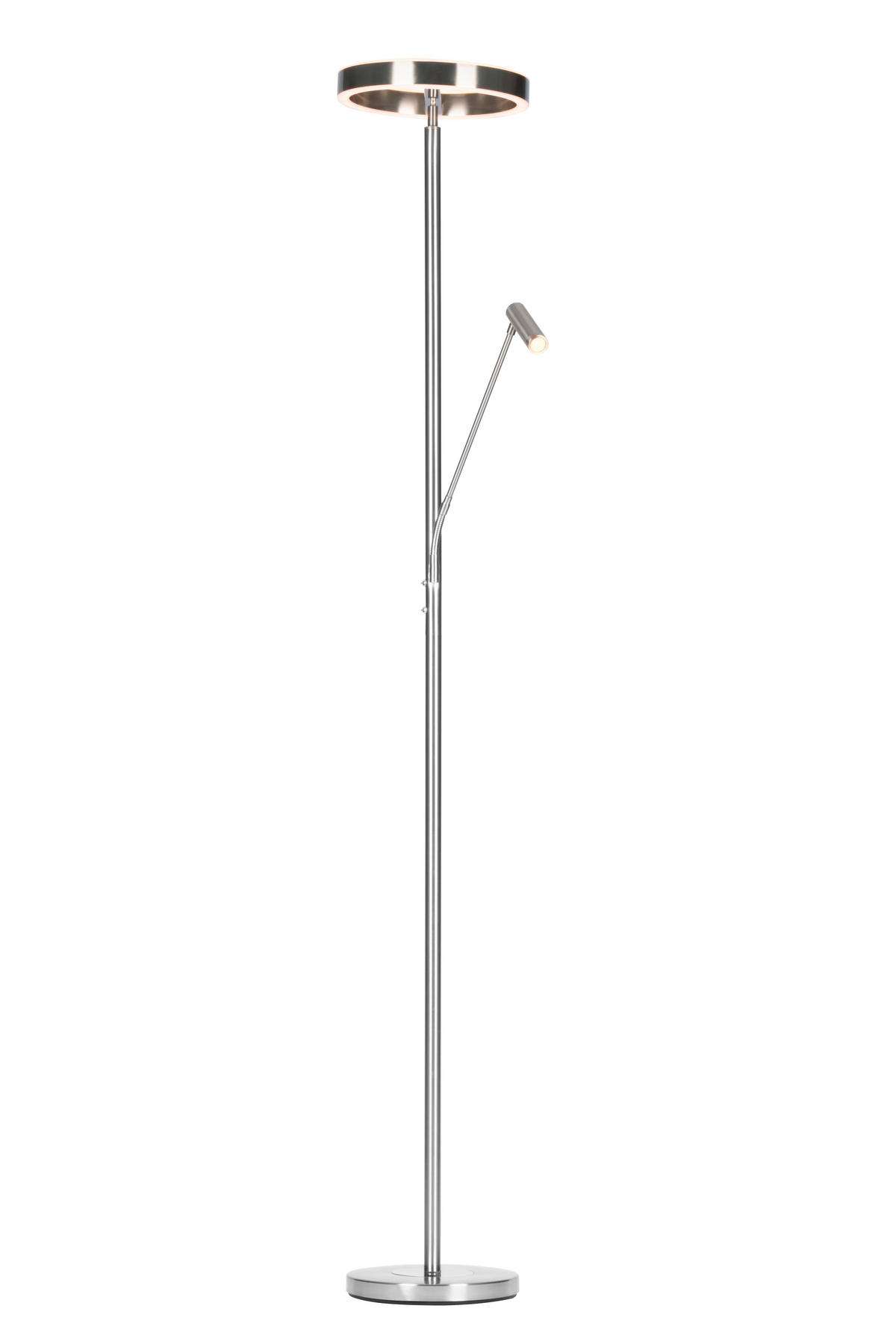 LED-DECKENFLUTER 28/180 cm    - Silberfarben/Weiß, Design, Kunststoff/Metall (28/180cm) - Novel