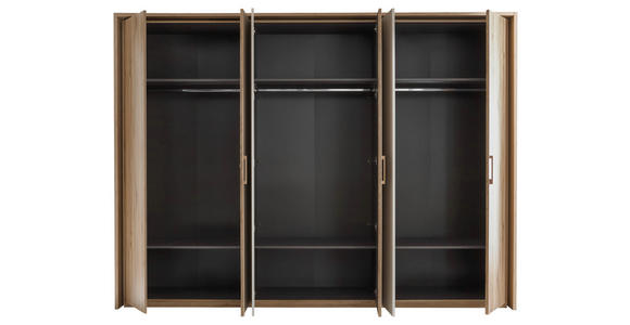 DREHTÜRENSCHRANK  in Eichefarben, Kaschmir  - Kaschmir/Eichefarben, Design, Holz/Holzwerkstoff (300/225,5/60,2cm) - Xora