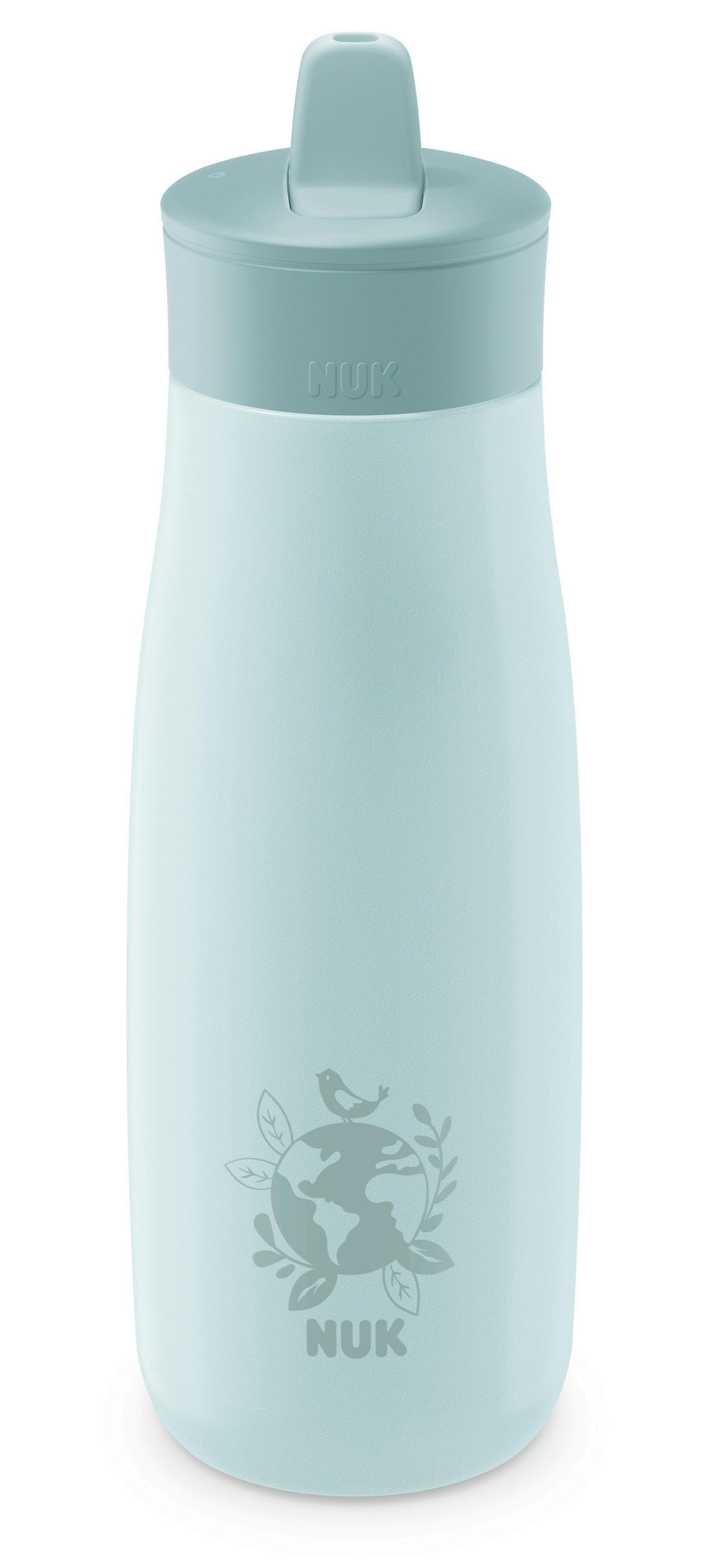 KINDERTRINKFLASCHE Mini-Me Flip  - Multicolor/Mintgrün, Basics, Kunststoff/Metall (7/7,2/26,4cm) - NUK