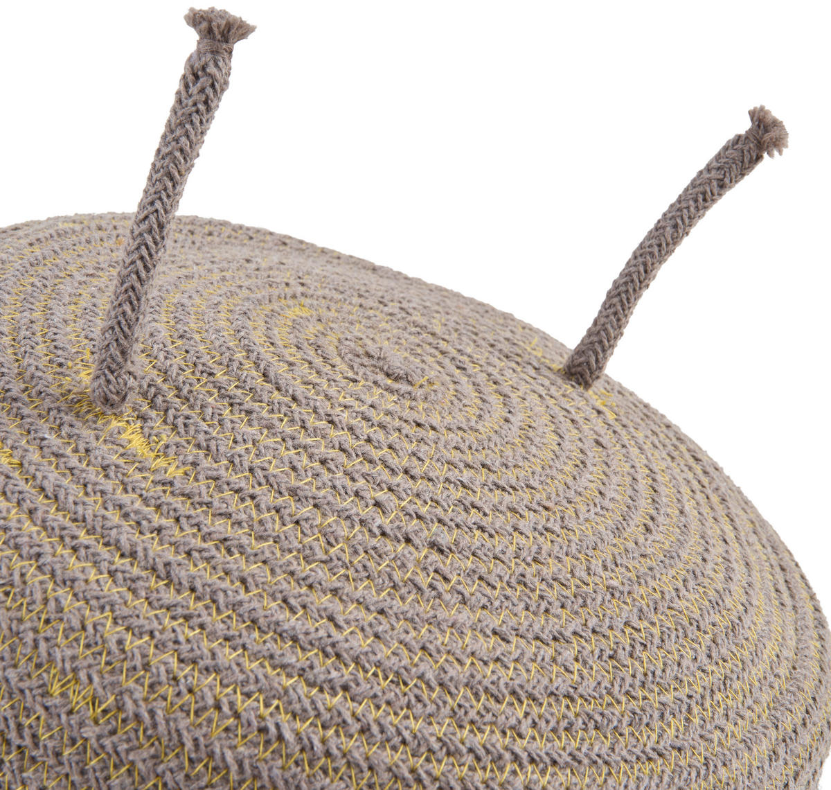 AUFBEWAHRUNGSKÖRBCHEN    30/30/27 cm  - Gelb/Braun, Trend, Textil (30/30/27cm) - Patinio