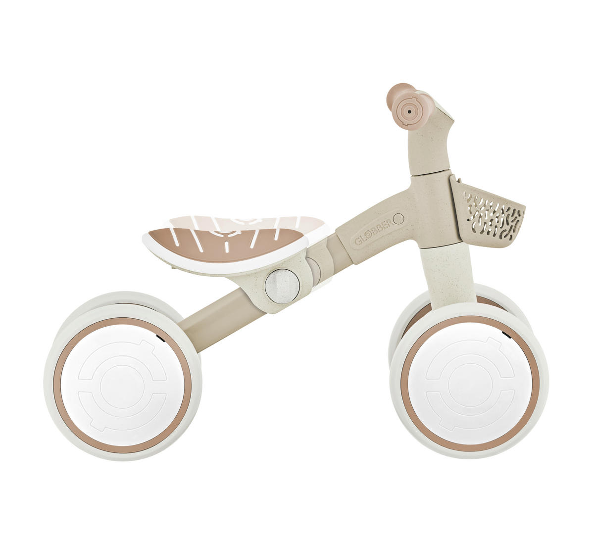 LAUFRAD LEARNING BIKE ECO  - Taupe, Basics, Kunststoff (57.9/22.7/42.1cm) - GLOBBER