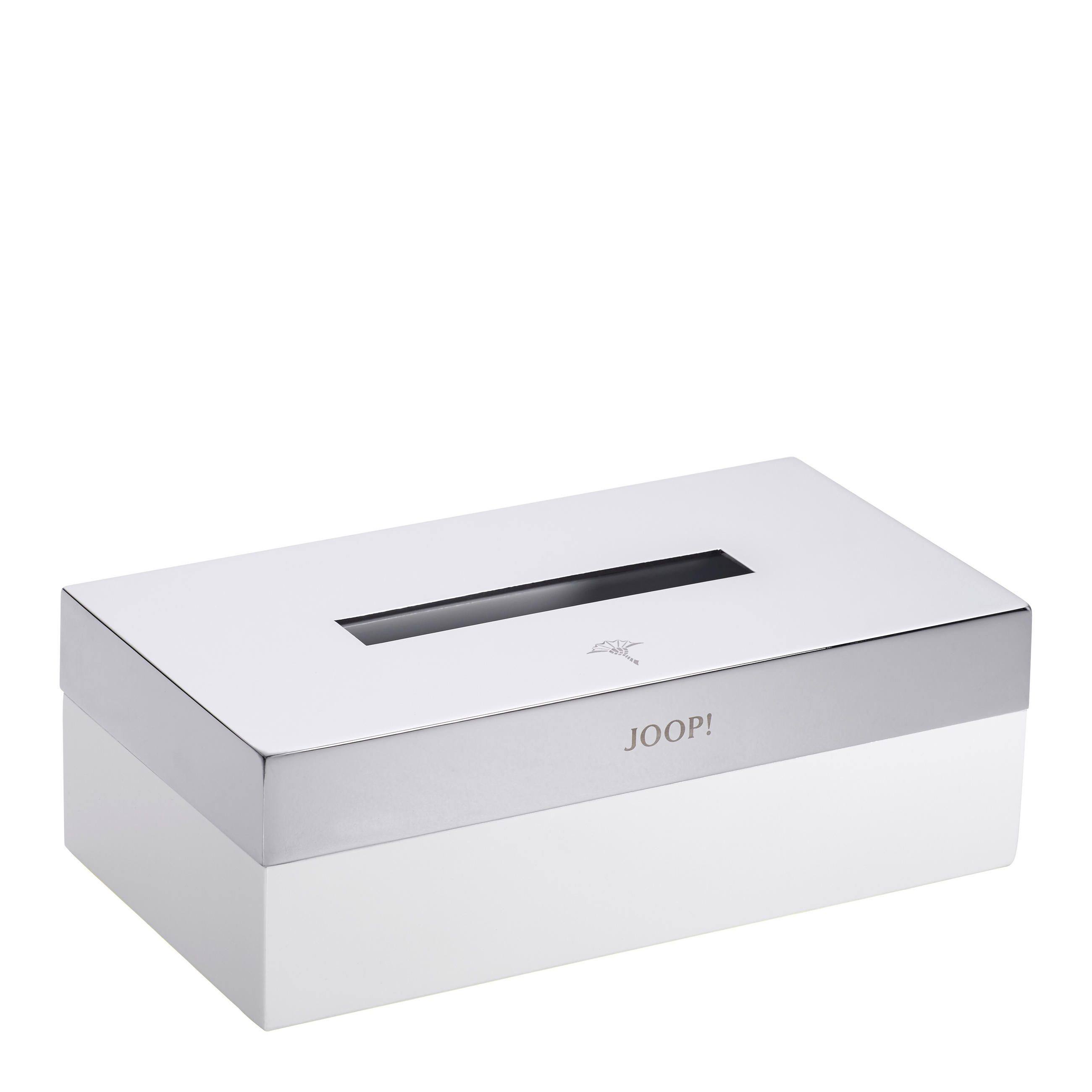 PAPIERSPENDER - Chromfarben/Weiß, Basics, Keramik/Metall (23/12/8,5cm) - Joop!