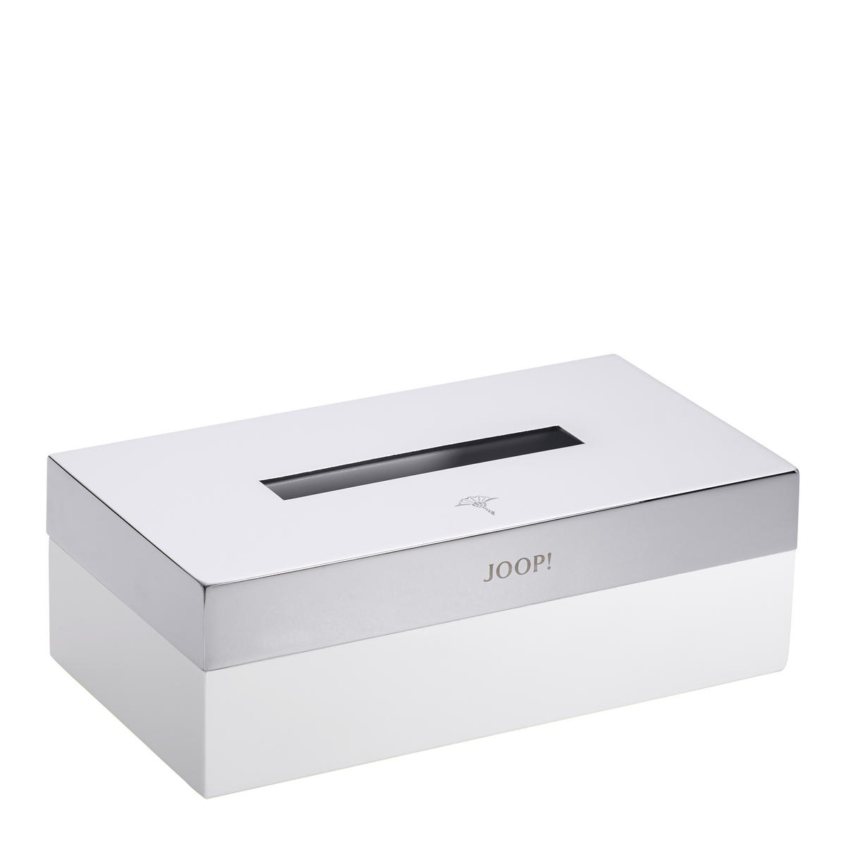 PAPIERSPENDER - Chromfarben/Weiß, Basics, Keramik/Metall (23/12/8,5cm) - Joop!
