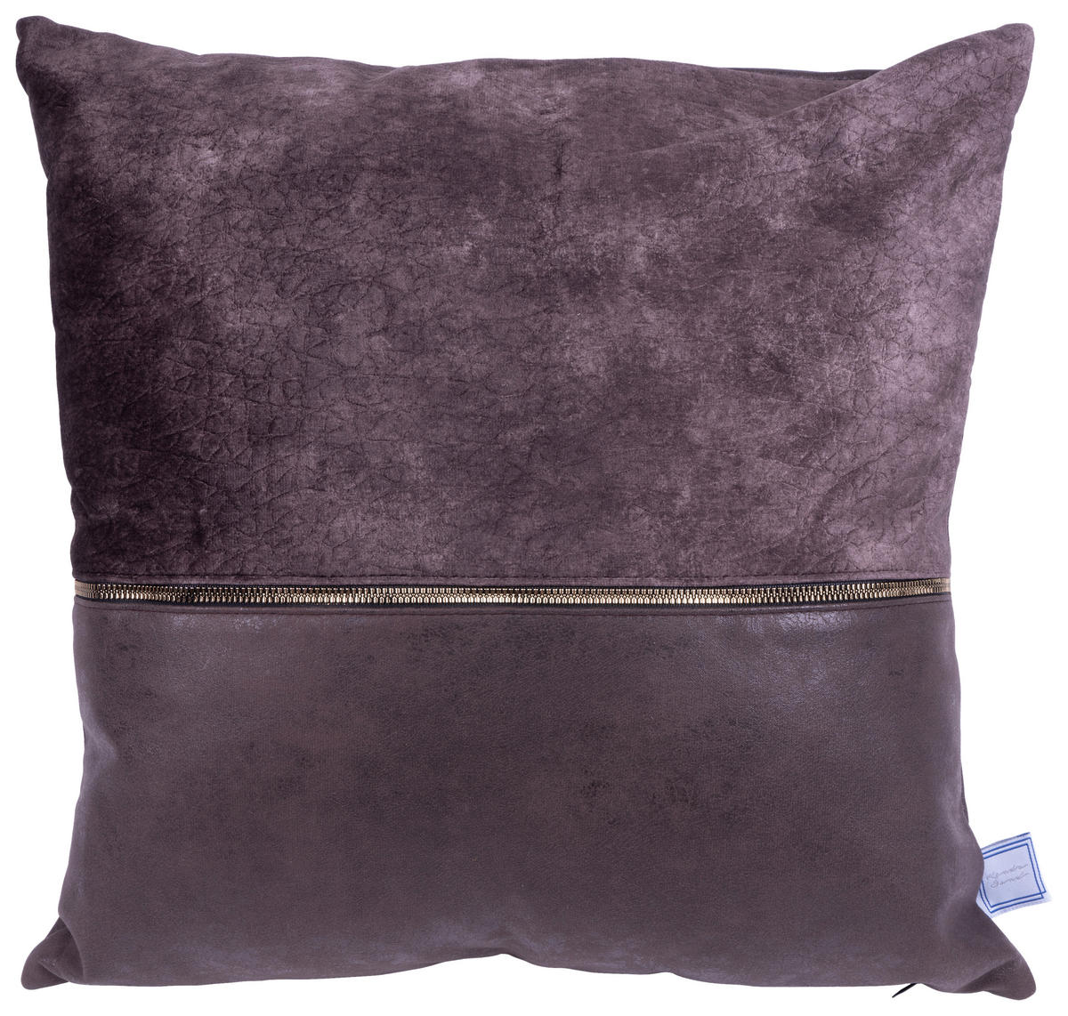 ZIERKISSENSET 2-teilig 30x45/50x45 cm  - Braun/Grau, KONVENTIONELL, Textil (30x45/50x45cm)