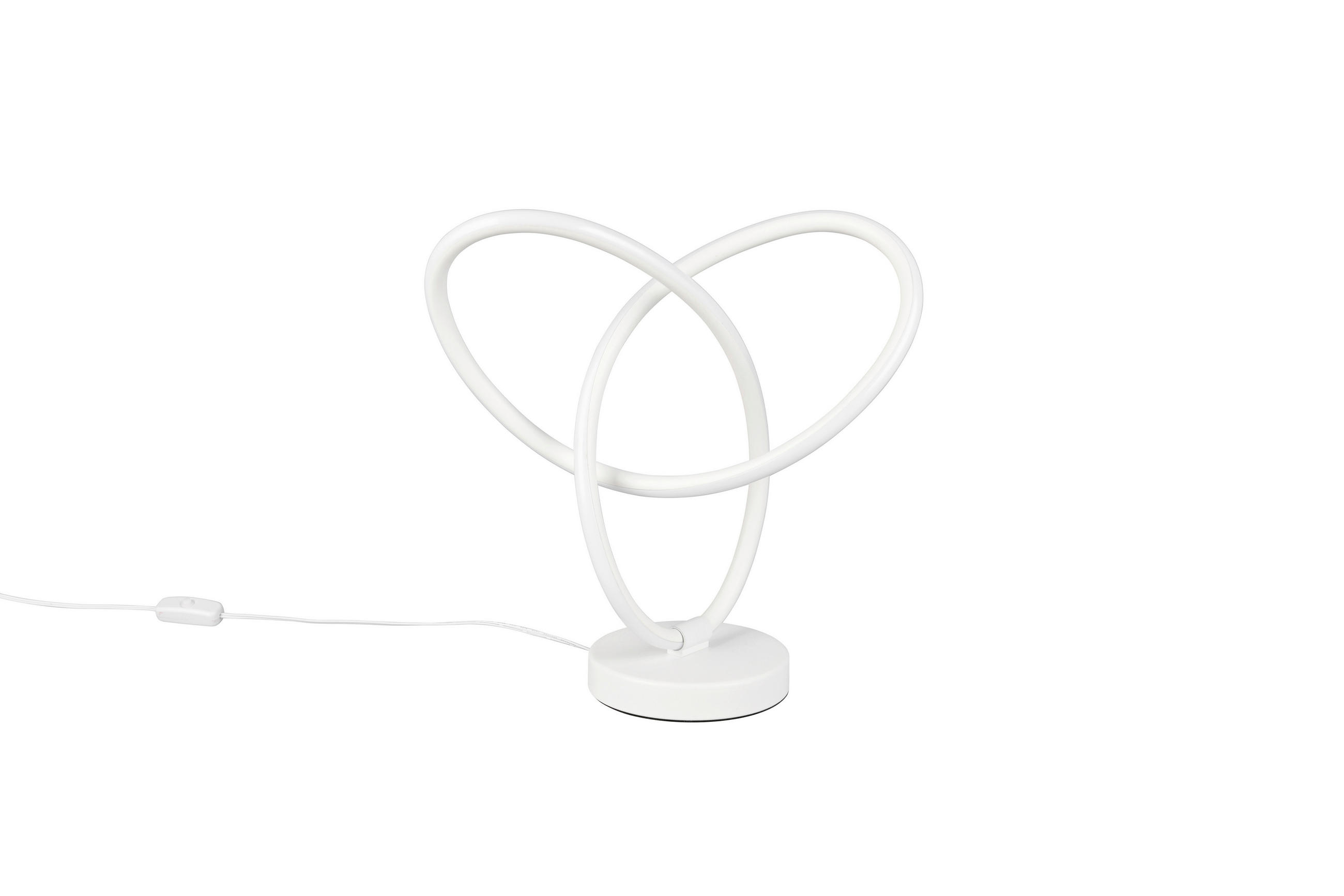 Veioză Cu Led - alb, Design, metal (28/28/12cm)