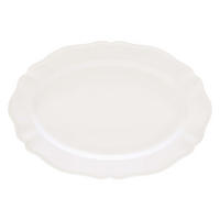 PLADENJ ZA SERVIRANJE     36/25/2.5 cm         - bela, Basics, keramika (36/25/2.5cm)