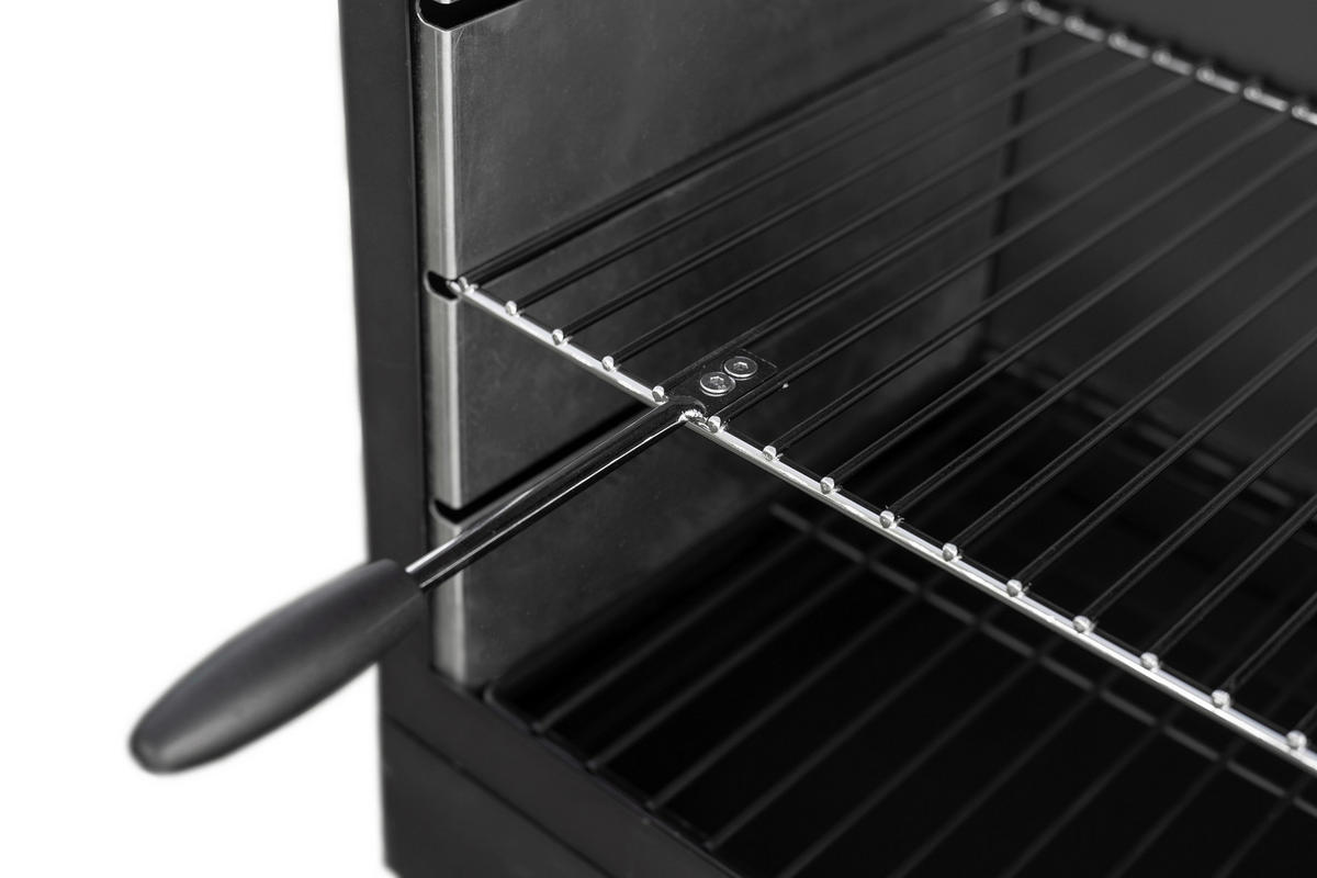 GRILOVACÍ MÍSA - černá, Konvenční, kov (41/70/229cm)