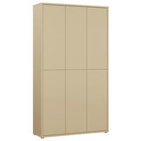 SCHUHSCHRANK  in 109,2/191,9/34,9 cm  - Hellgelb/Grau, MODERN, Holzwerkstoff/Kunststoff (109,2/191,9/34,9cm) - Carryhome