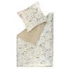 WENDEBETTWÄSCHE SW-Playful grau Renforcé 140/200 cm  - Beige/Hellgrau, Basics, Textil (140/200cm) - Schöner Wohnen