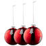 CHRISTBAUMKUGEL-SET 3-teilig Rot - Rot, Glas (8cm) CHRISTBAUMKUGEL-SET 3-teilig Rot - Rot, Glas (8cm)