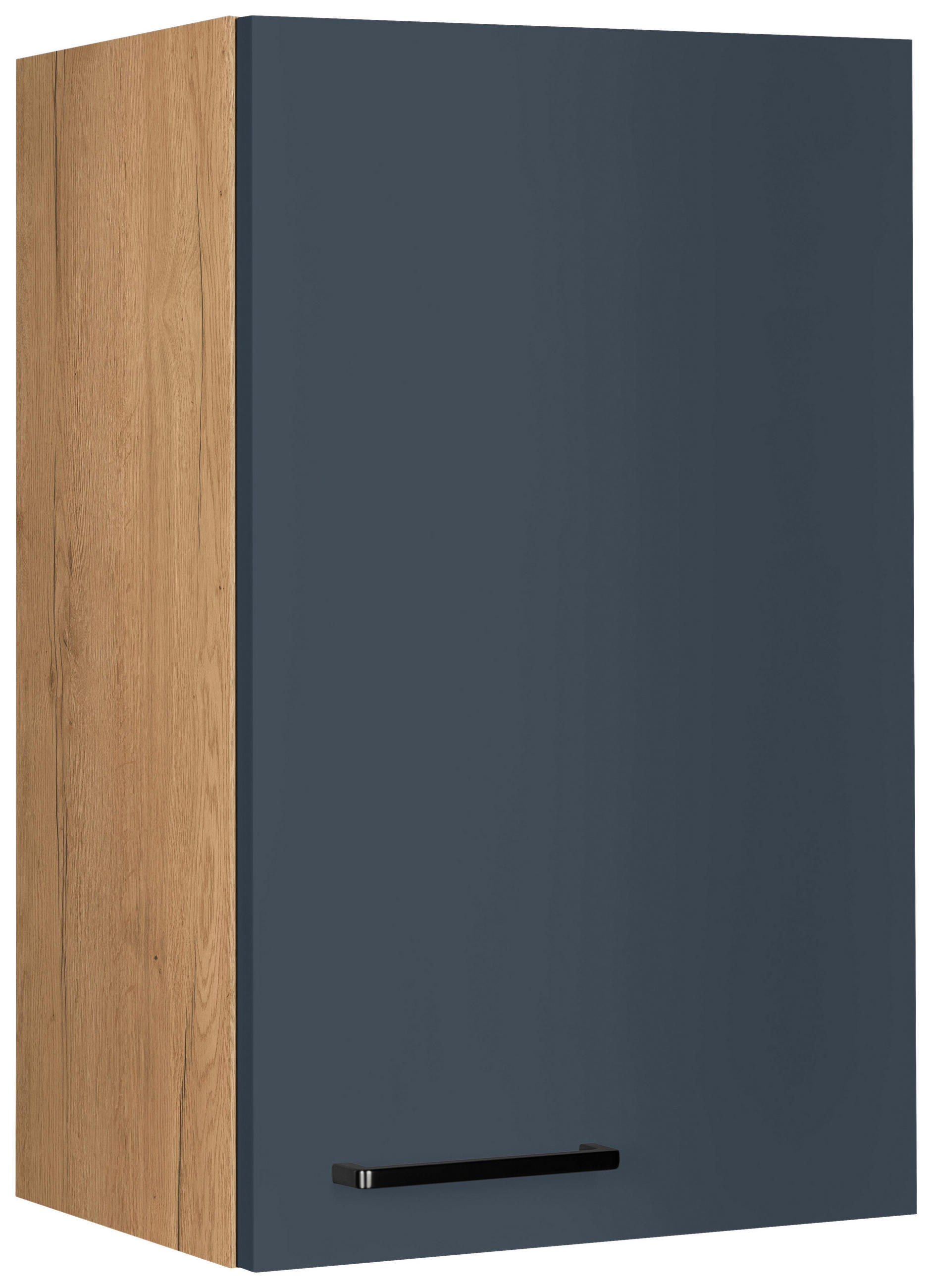 Nobilia Küchenoberschrank Easytouch Blau, Eiche 45x72x35 cm