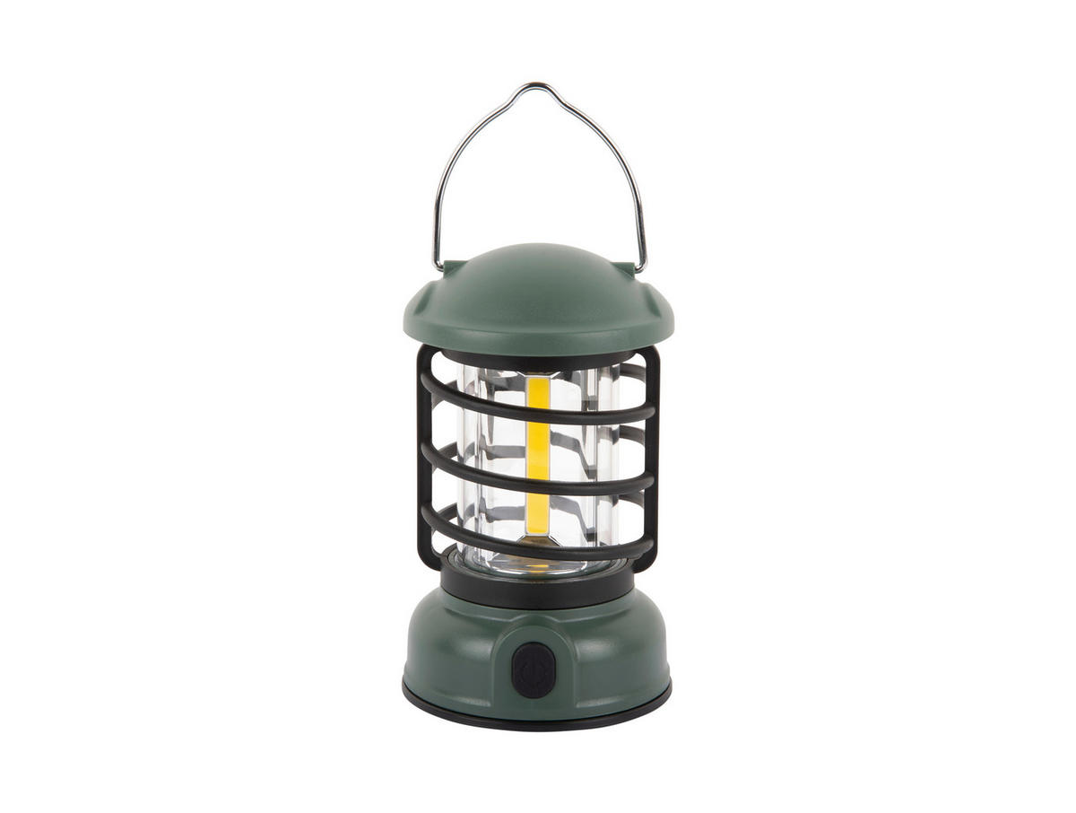 CAMPINGLATERNE Camping lantern  - Waldgrün, Basics, Metall (8.5/8.5/15cm) - Leitmotiv