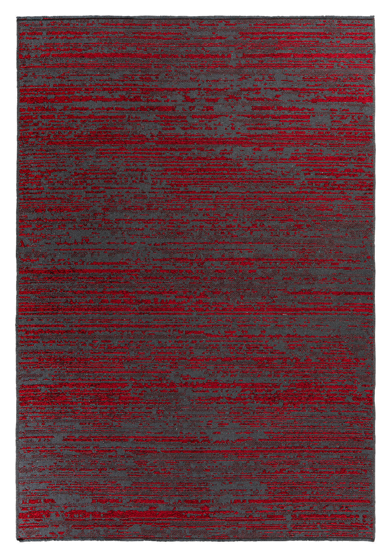 KOBEREC TKANÝ NA PLOCHO, 160/230 cm, červená - červená, Konvenční, textil (160/230cm)