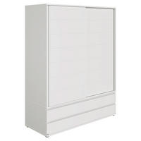 KLEIDERSCHRANK Weiß 2 Tür(en)  - Weiß, Design, Holzwerkstoff (164/206,8/62,6cm) - Paidi